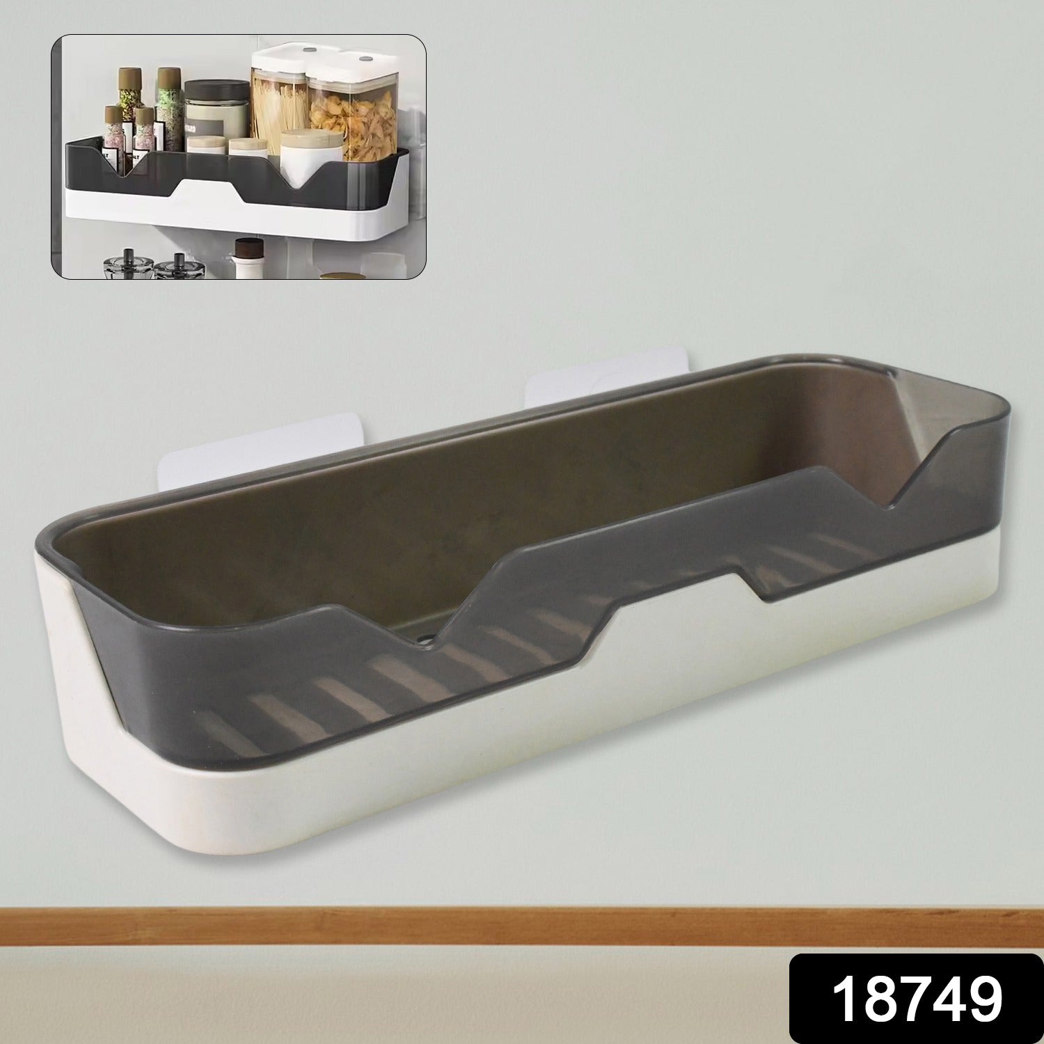 Wall Mounted Adhesive Bathroom Shower Caddy / Shelf / Plastic (1 Pc) Wall Mounted Adhesive Bathroom Shower Caddy / Shelf / Plastic (1 Pc)